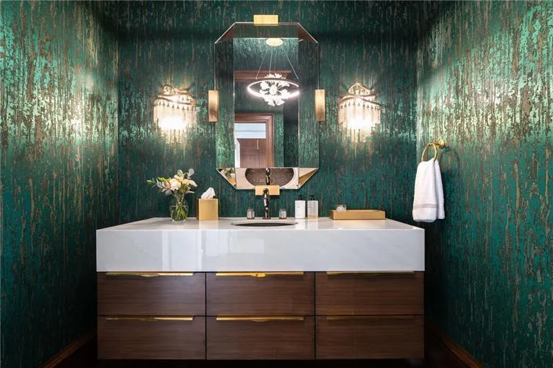 Main floor powder room