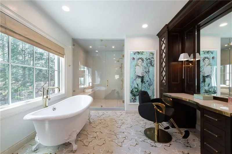 Her primary bathroom