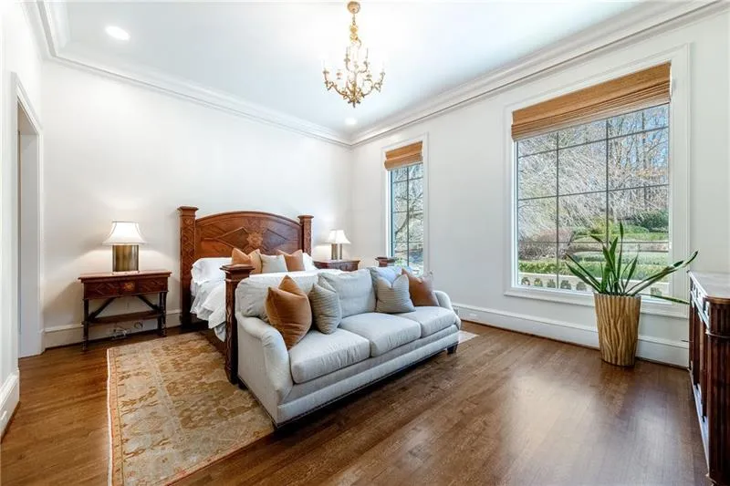 Guest bedroom suite on main floor
