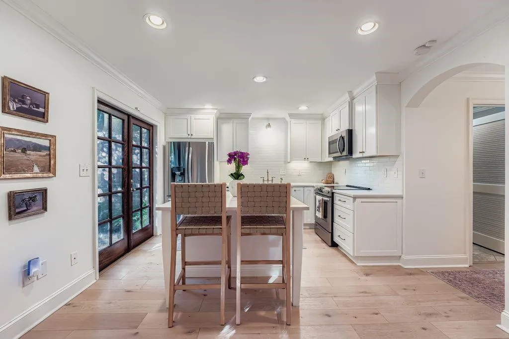 Kitchen featuring large island - view from the dining room Kitchen featuring large island - view from the dining room