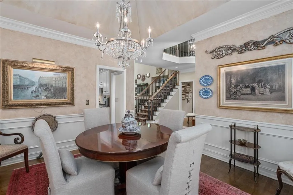 Private dining room off kitchen.