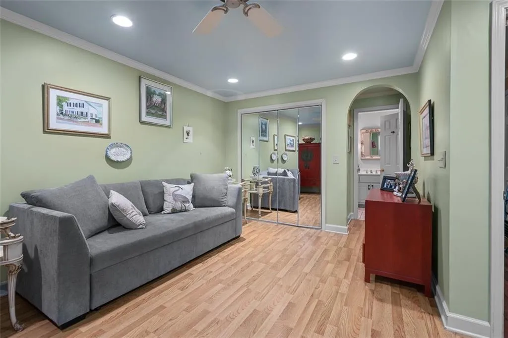 Bedroom in basement