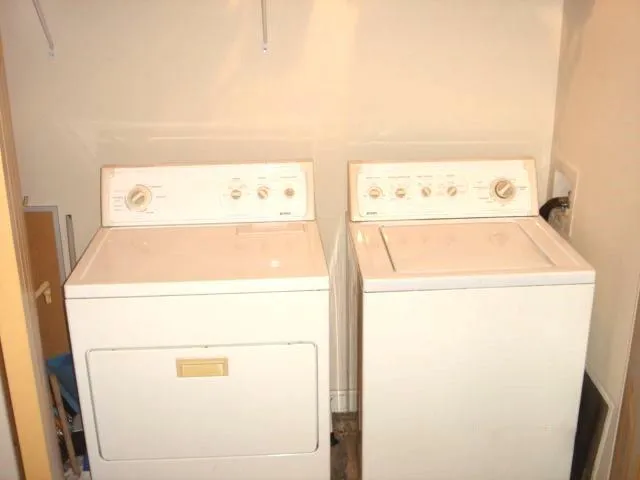Laundry area with washer and dryer