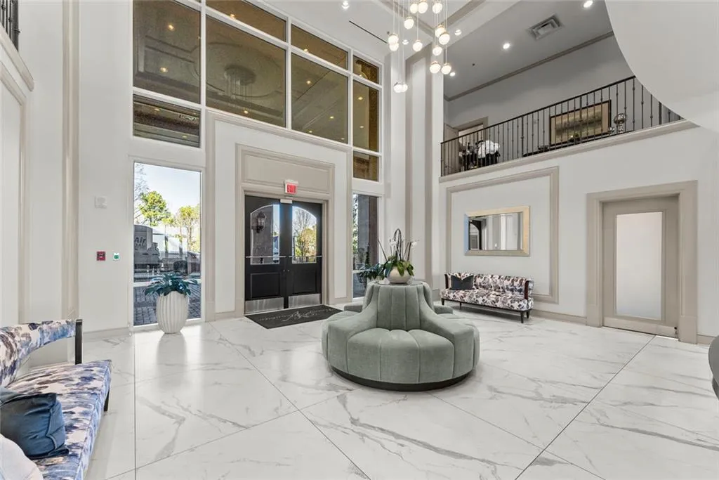 Entering the stunning lobby