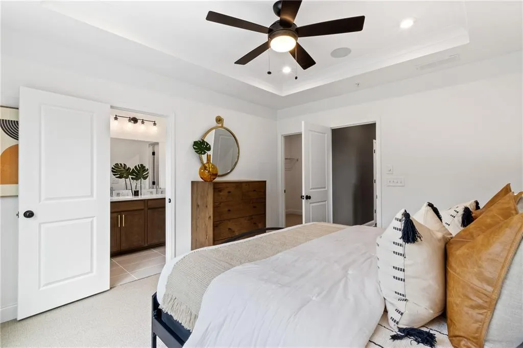 Owner's Suite. Pictures are of model home