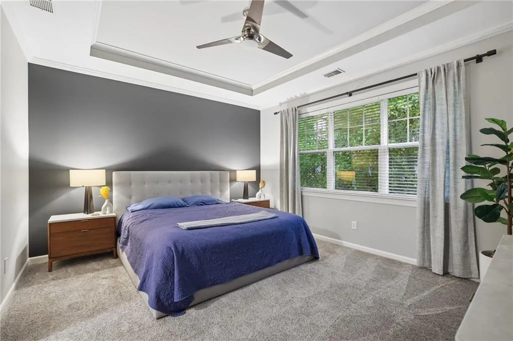 Large primary suite.