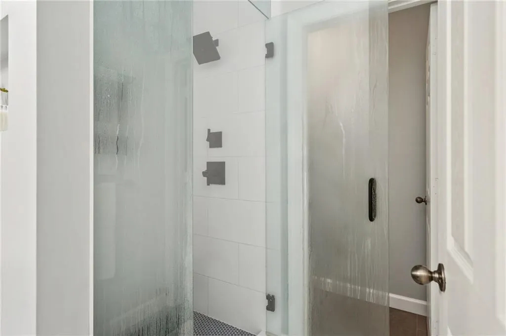 Steam shower.