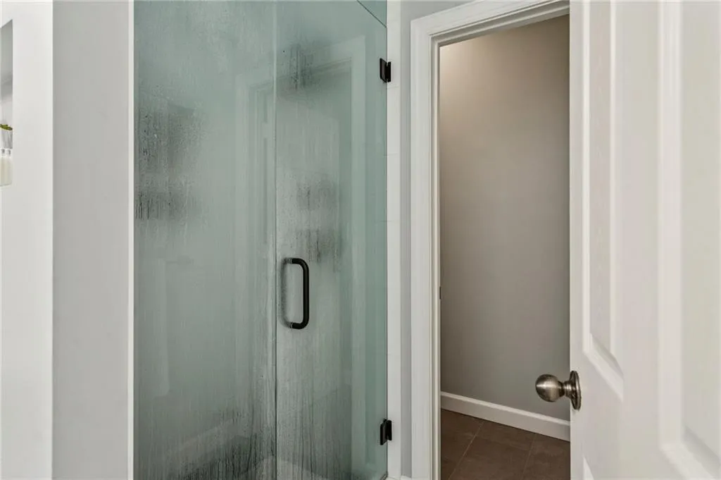 Steam shower in primary.