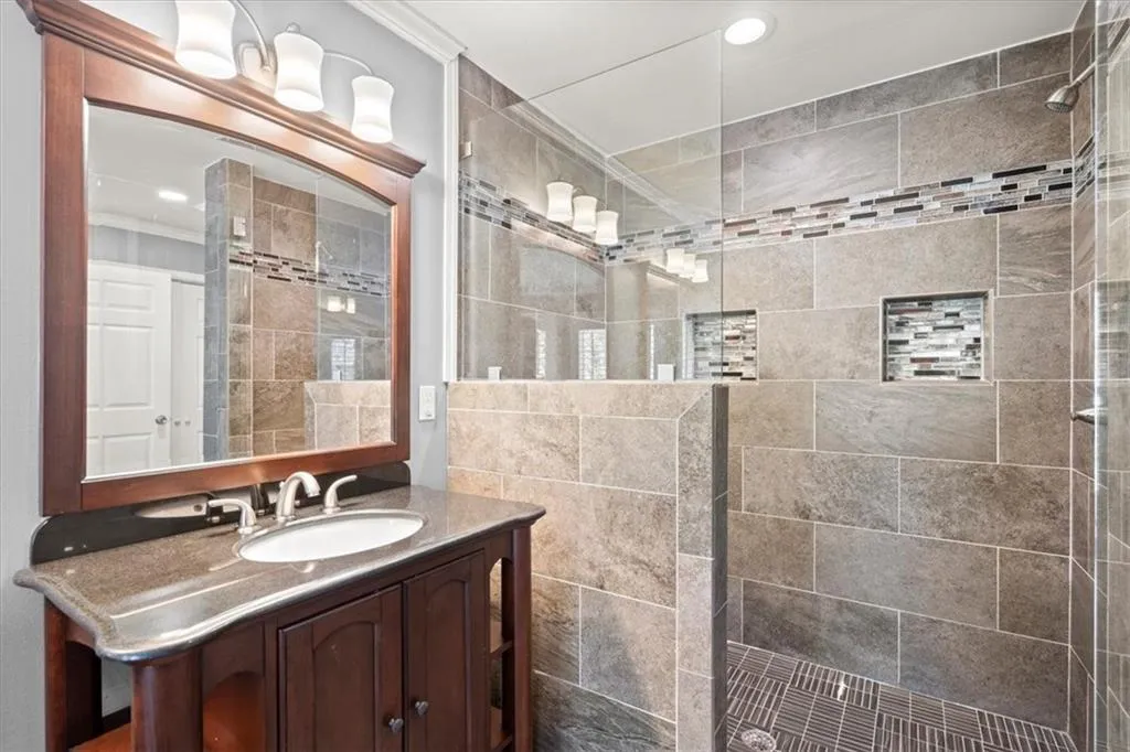 Owner's Suite Bathroom with large walk-in shower.