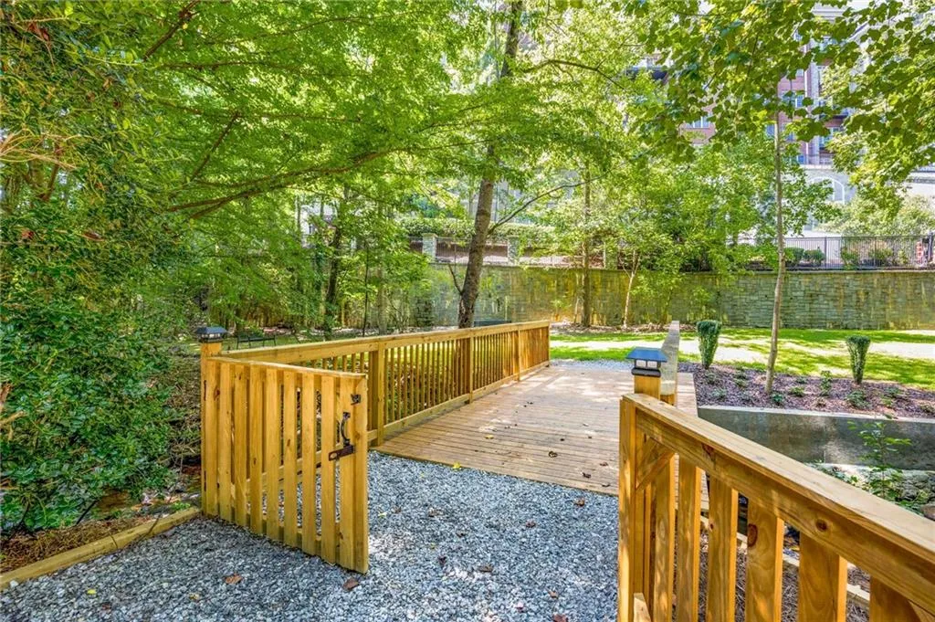 Greystone's new gated Dog Park located on the front side of the property next to Stillhouse Lane.  The bridge transverses a continually running creek from a spring fed lake on a neighboring property.