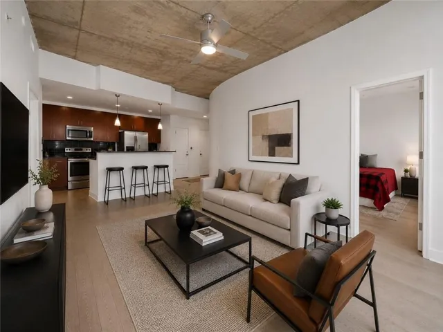 Living Room Virtually Staged