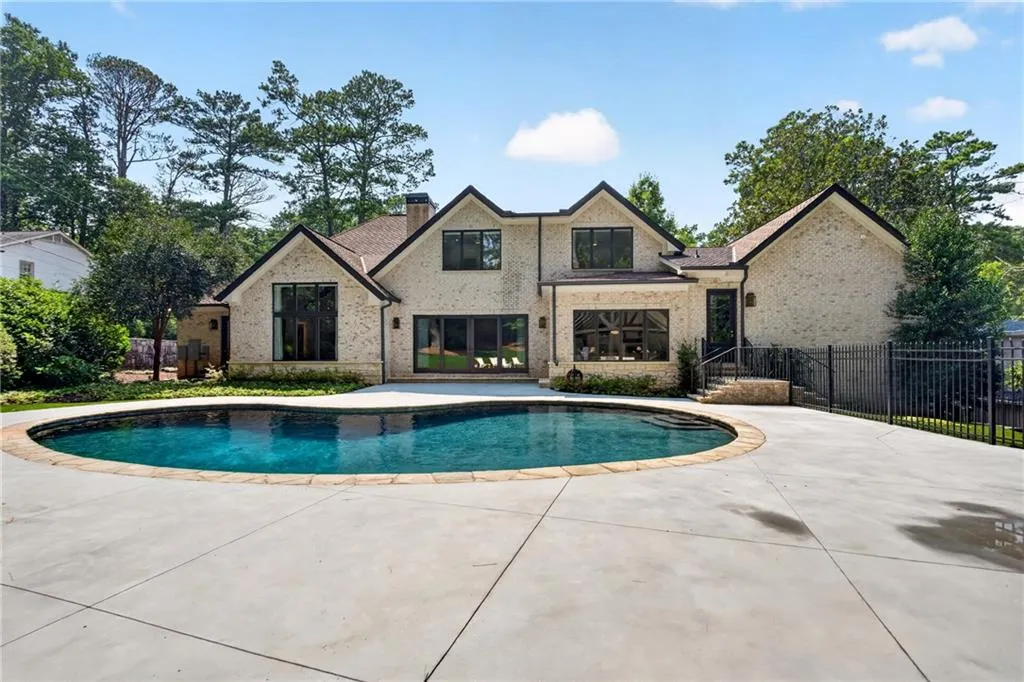Newly renovated pool and patio
