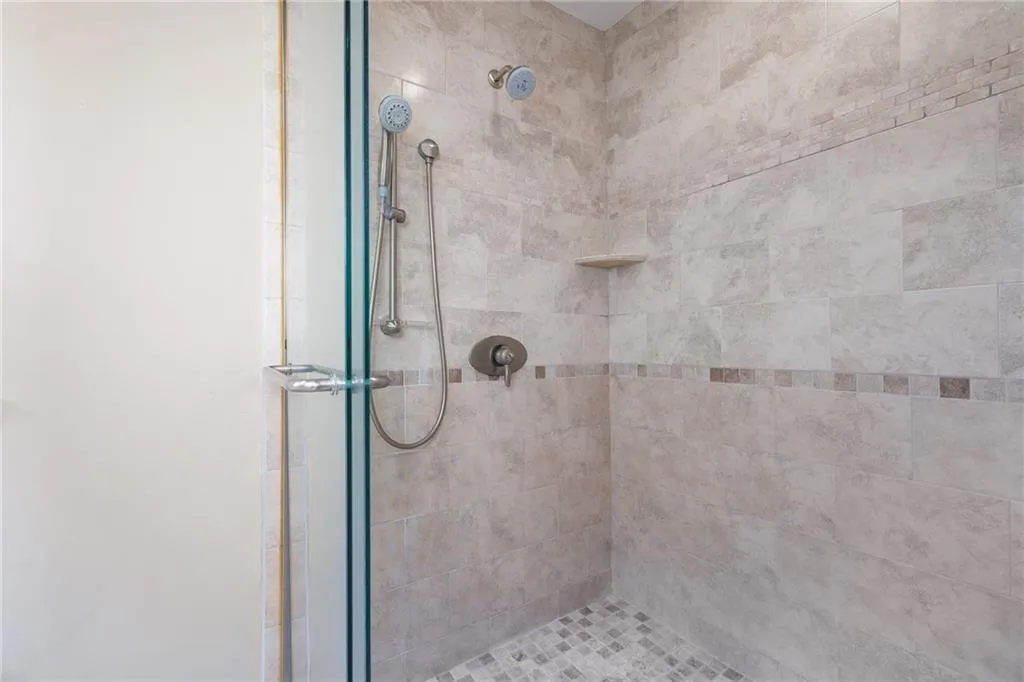 Main level Master Bath showing walk-in shower.