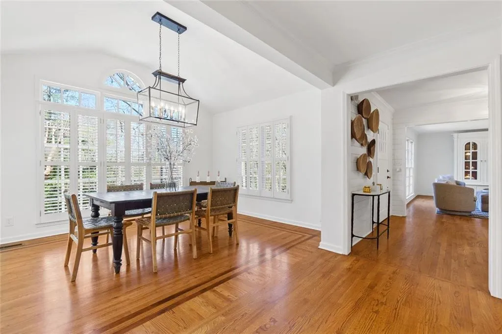 DIning Room with view of Entry Foyer