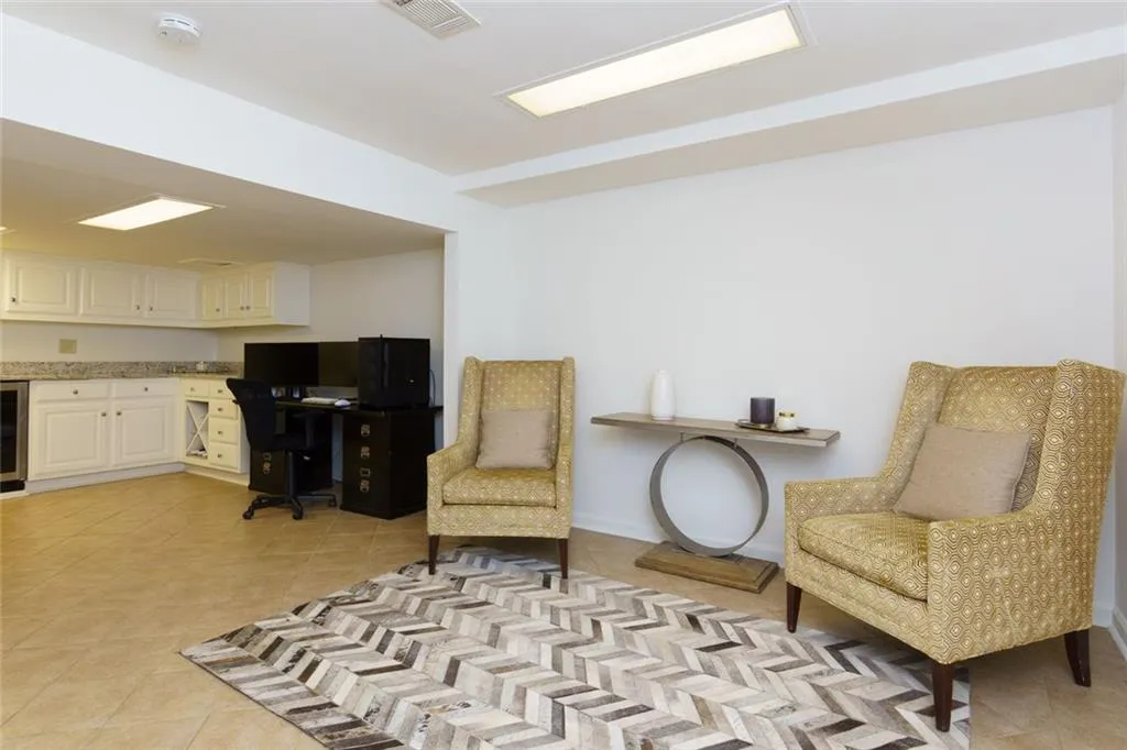 Terrace Level Seating Area / Flex Space with Kitchen, Gaming Room/In Law Suite/Home Office  - You decide!