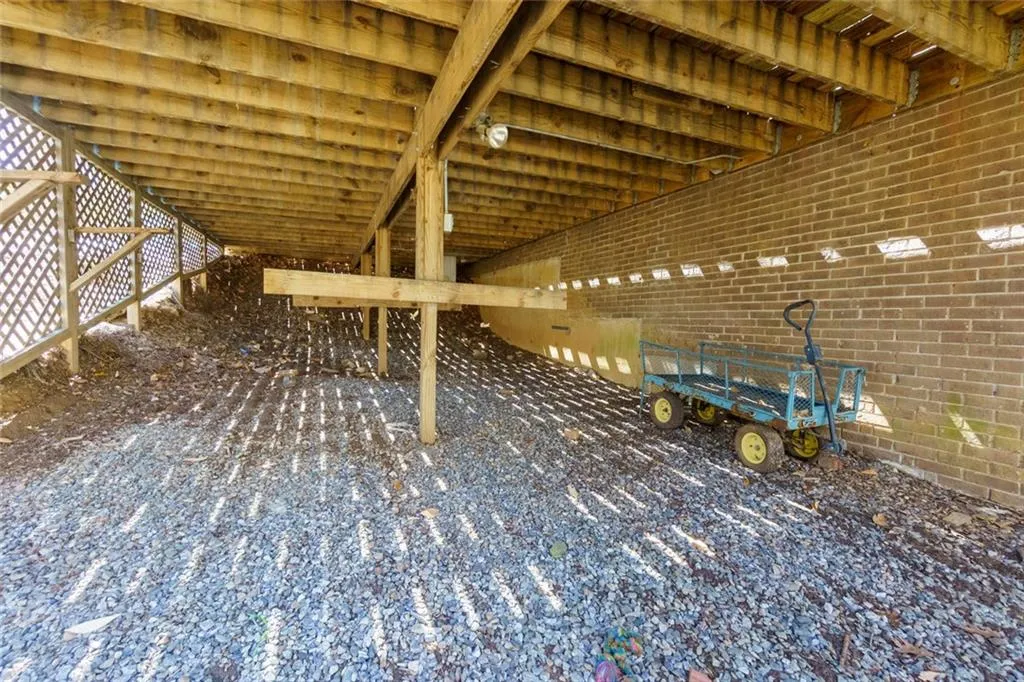 Under deck Storage for Lawn equipment/Bicycles and More!