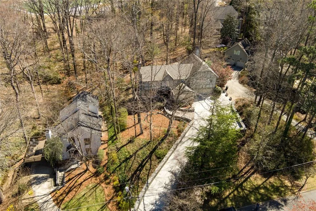 Aerial View - Very Private Estate