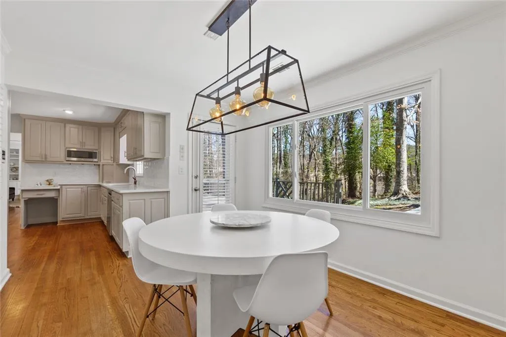 Breakfast Room with view of Kitchen
