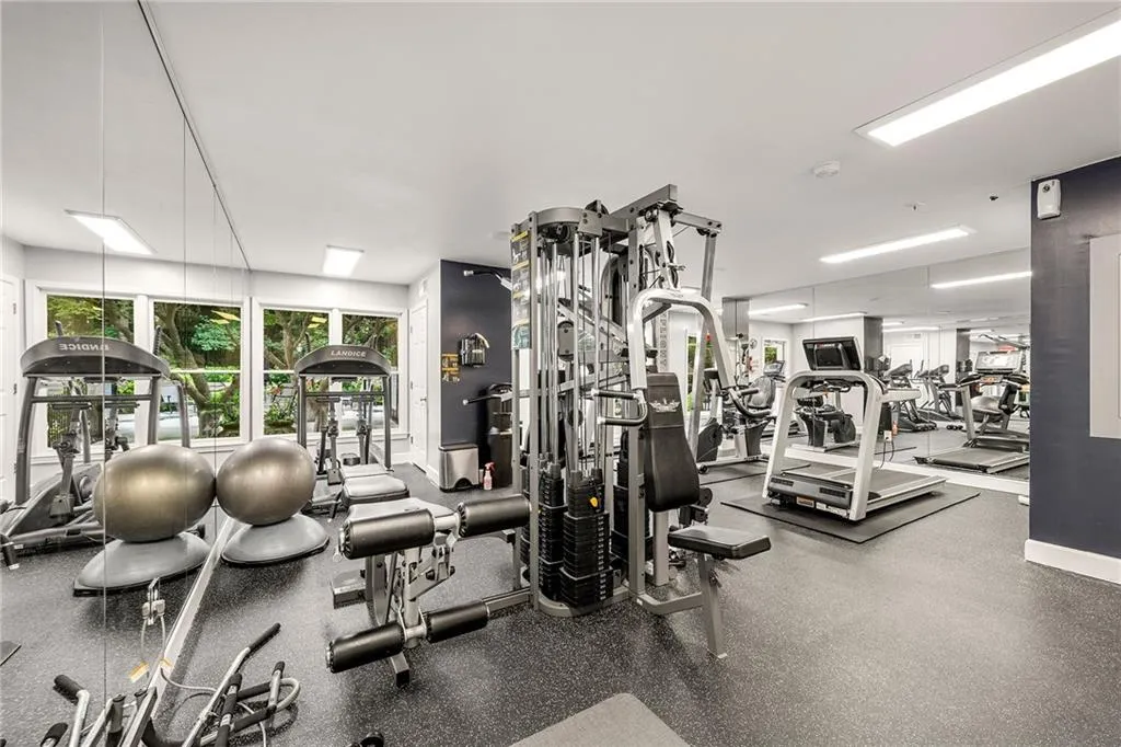 View of exercise room