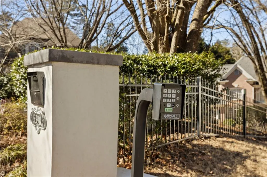 View of gate