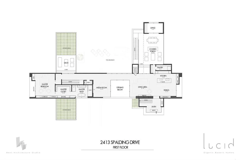 View of home second floor plan