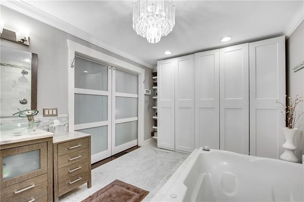 Upscale Cabinetry Closet.