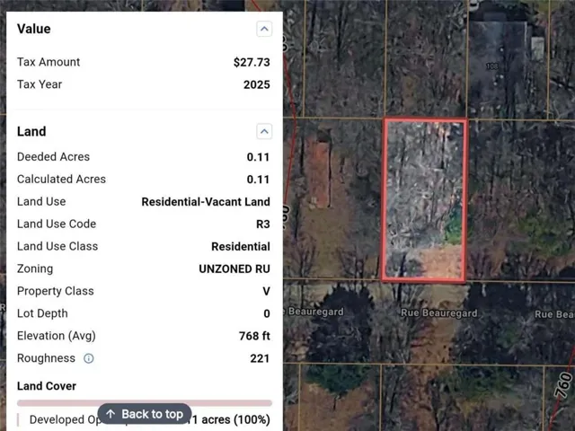 Lot 12 Rue Beauregard, Lavonia, Georgia 30553