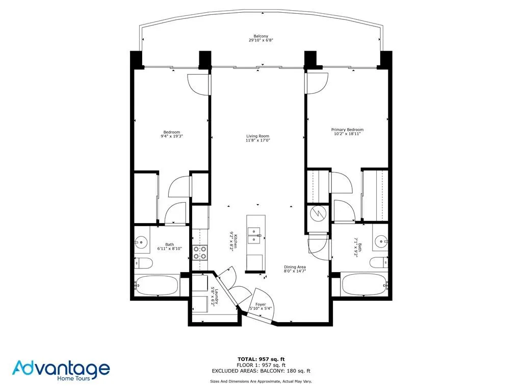943 Peachtree Street Ne Unit 1910, Atlanta, Georgia 30309, 2 Bedrooms Bedrooms, ,2 BathroomsBathrooms,Residential,For Sale,943 Peachtree Street Ne Unit 1910,7631755