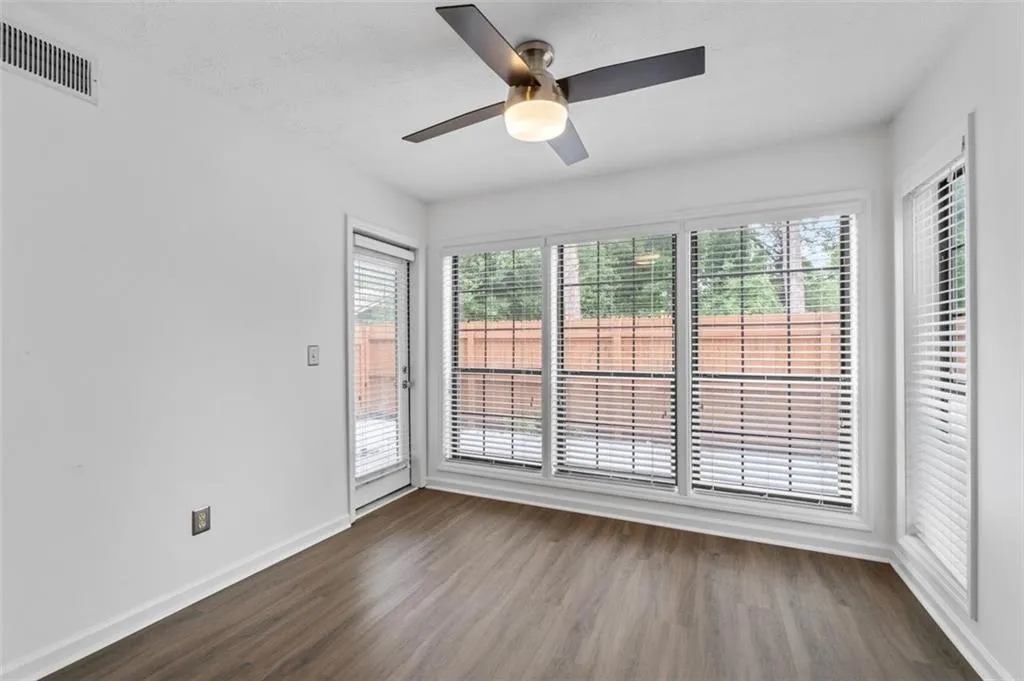 This extra space could be the perfect spot for a home office.