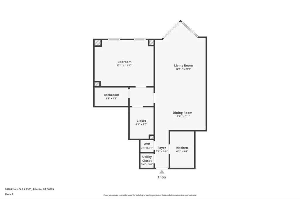 2870 Pharr Court South Nw Unit 207, Atlanta, Georgia 30305, 1 Bedroom Bedrooms, 0 ,1 BathroomBathrooms,Residential,For Sale,2870 Pharr Court South Nw Unit 207,7762316