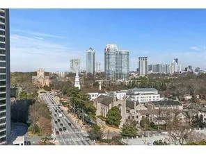 View of city skyline