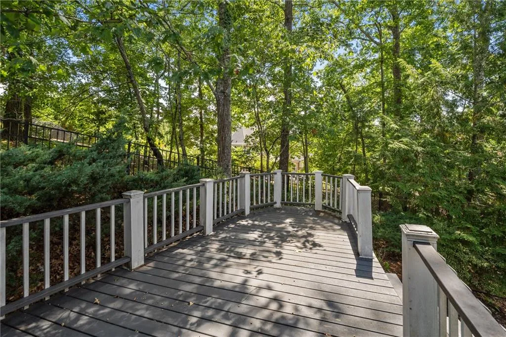 View of deck