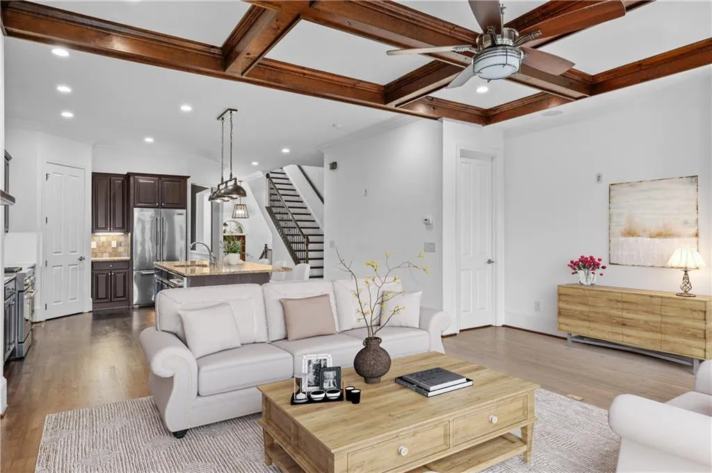 Family Room open to Kitchen