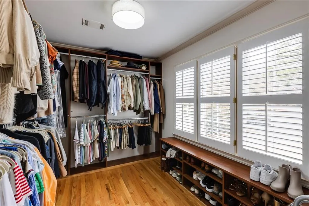 Large Primary closet.