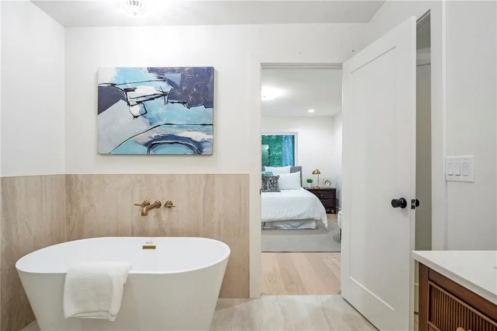 Meditate in the spa tub for recovery and balance