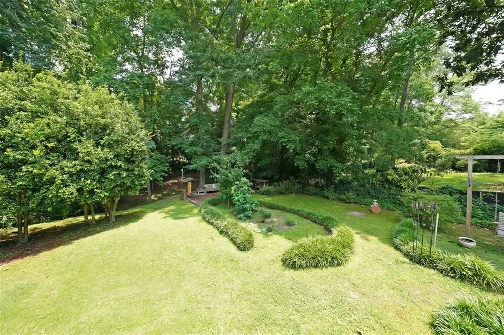 View of green lawn