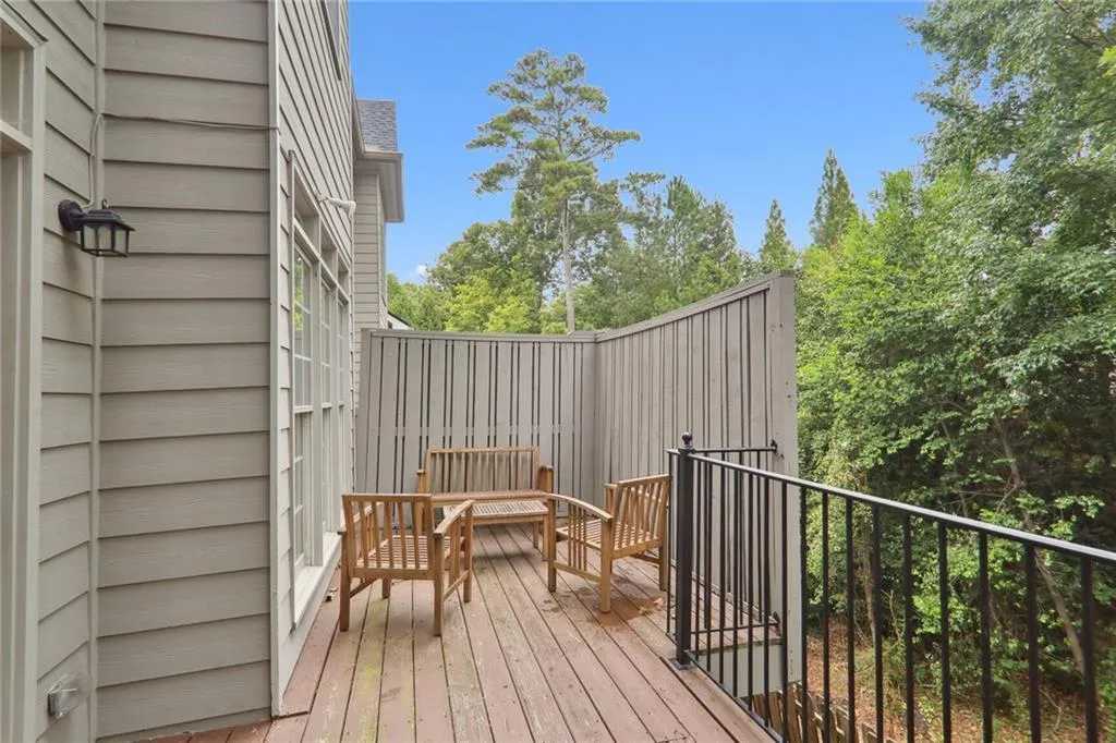 View of deck