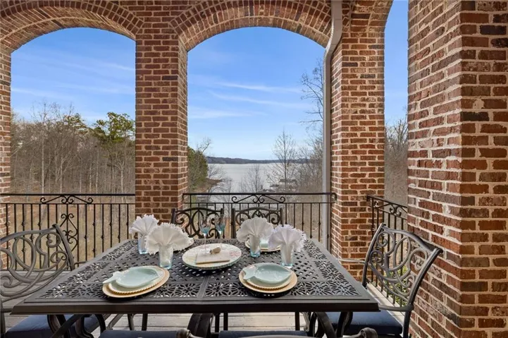 Panoramic views from the entire back of the home on all 3 levels. Elevate your dining experience and  focus on a deep-water dock position with a short easy walk to the water.