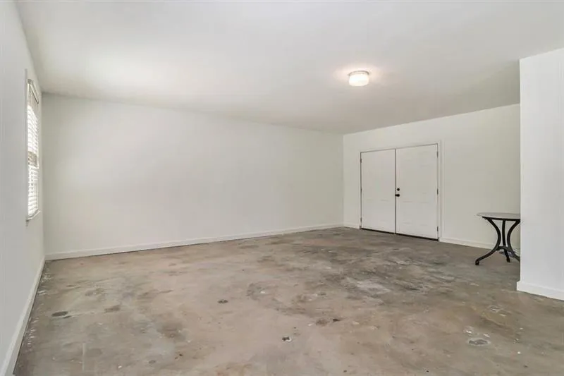 Unfinished room on Main Level