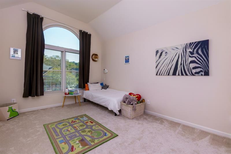 All bedrooms have high ceilings