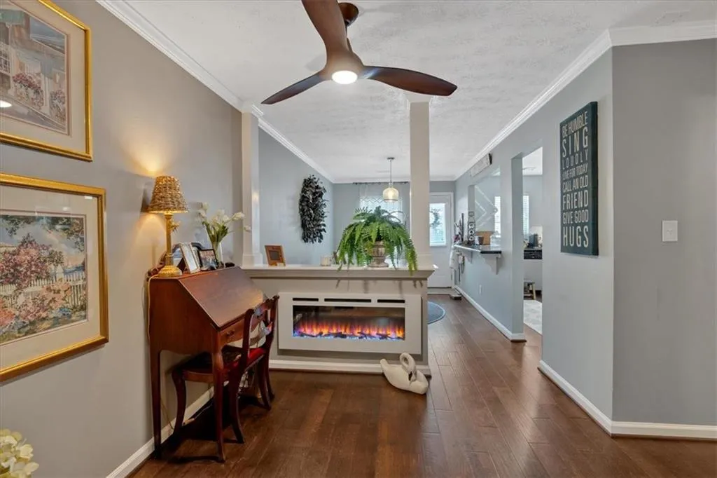 Transition from spacious Living Room to Dining Room creates perfect flow for entertaining.