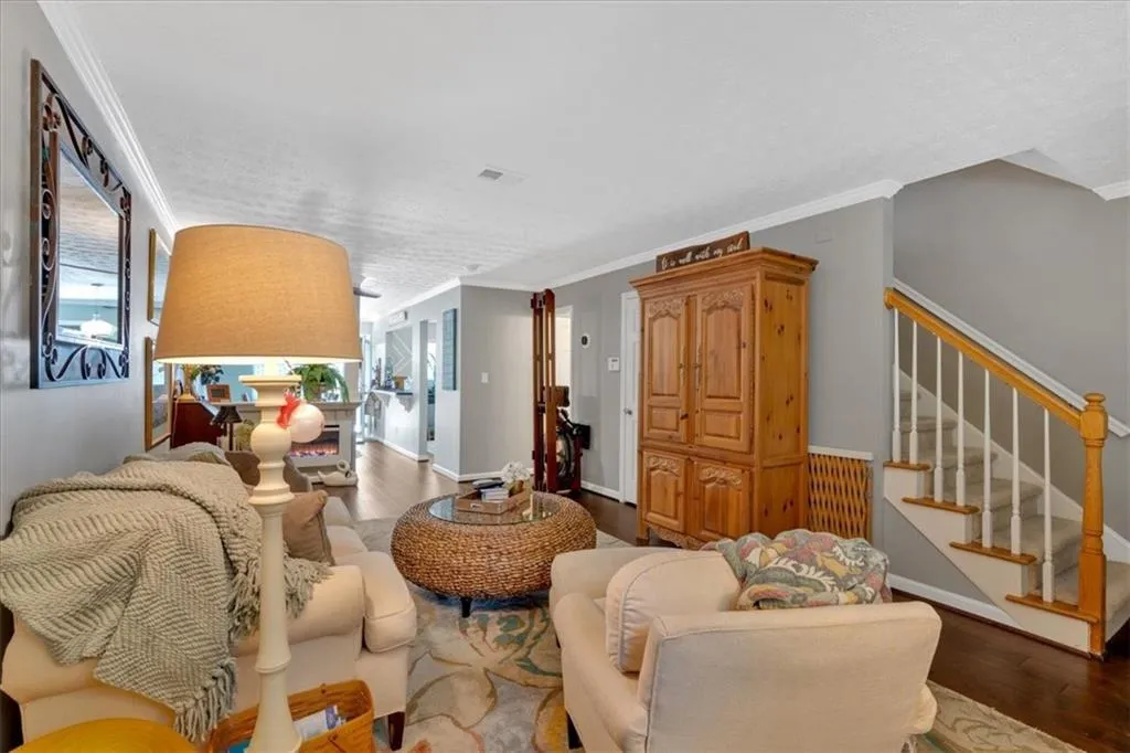 Living room with plenty of room for entertaining.