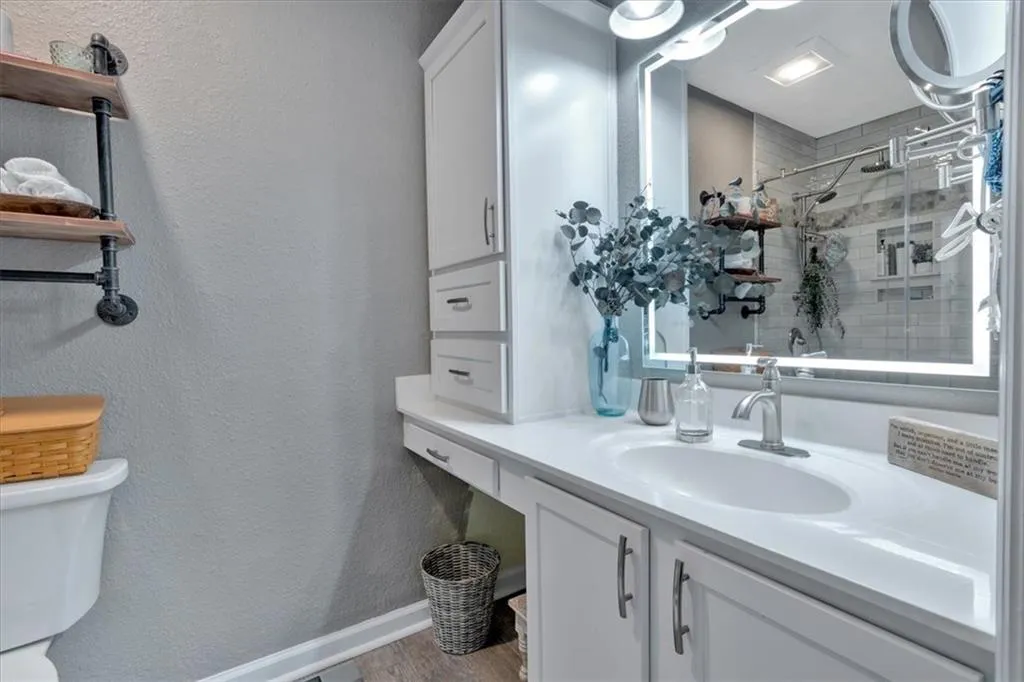 No expense was spared on this Master Bathroom remodel.