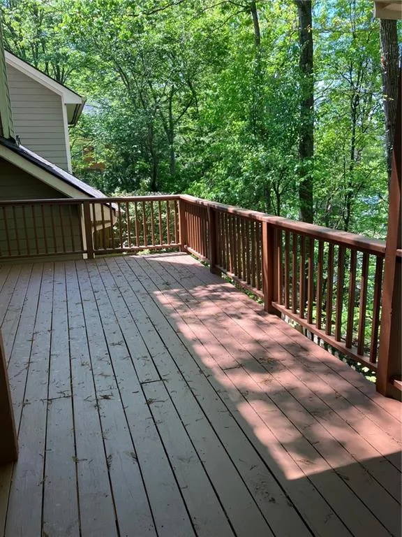 View of deck