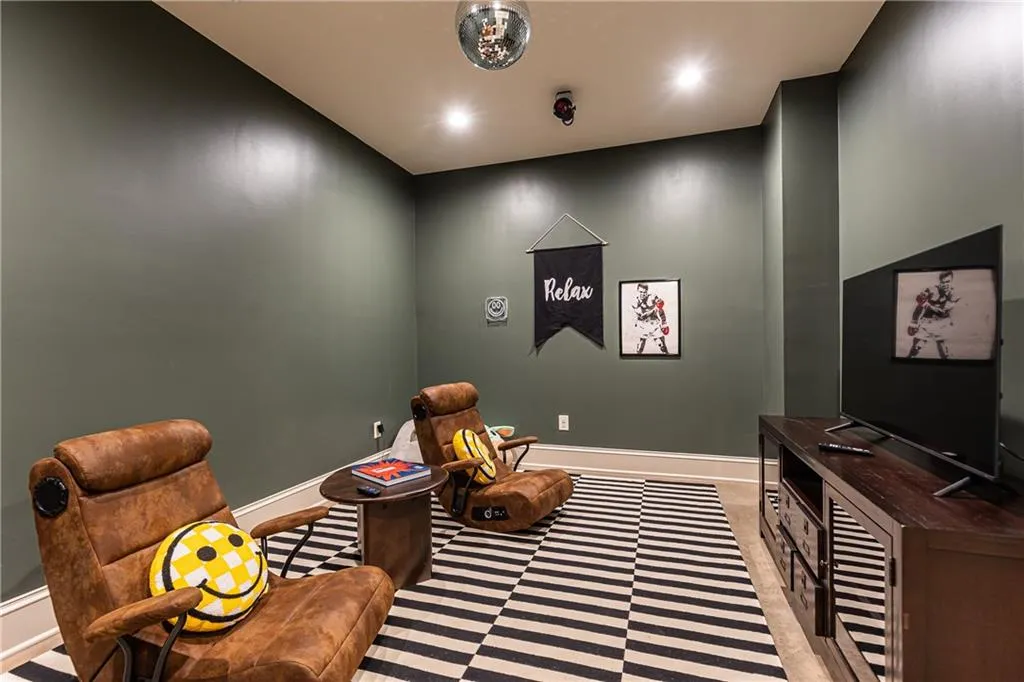 Terrace level media room