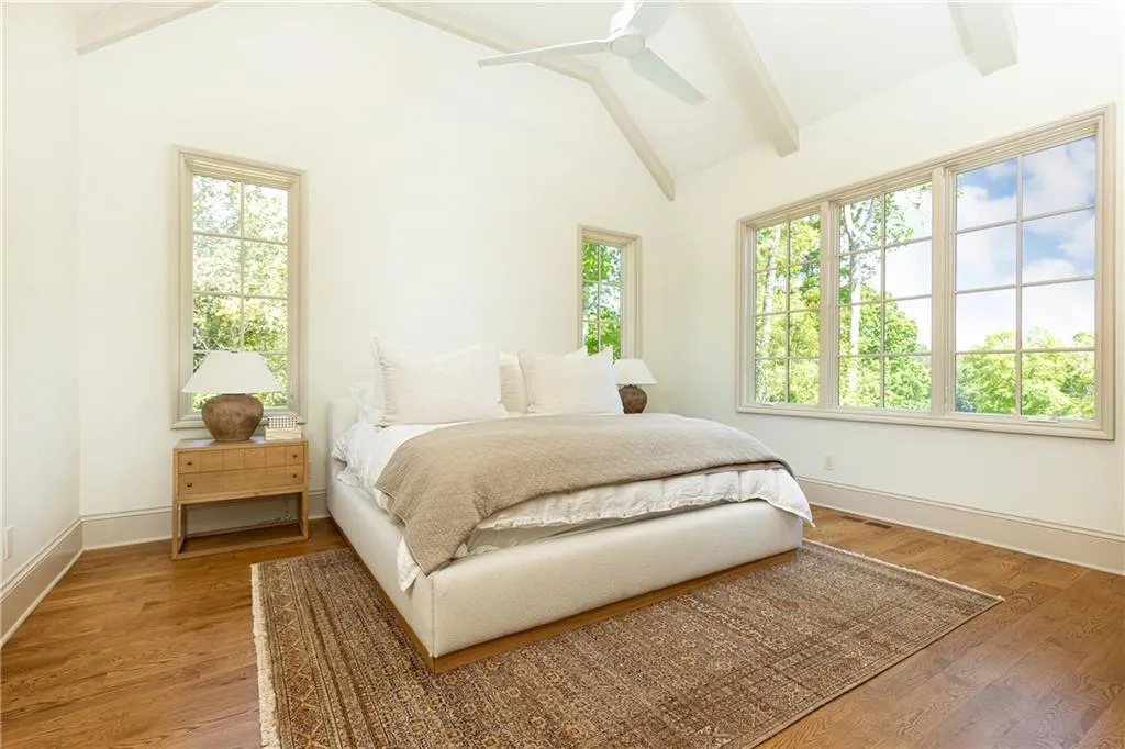 Primary Bedroom with view to downtown