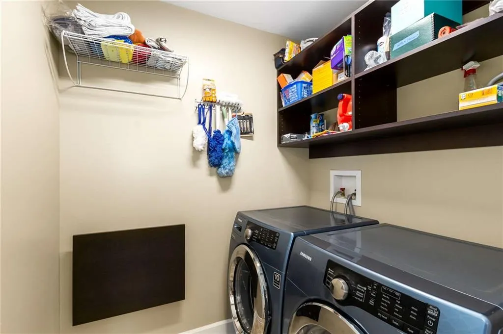 This is not a closet- a real laundry room!