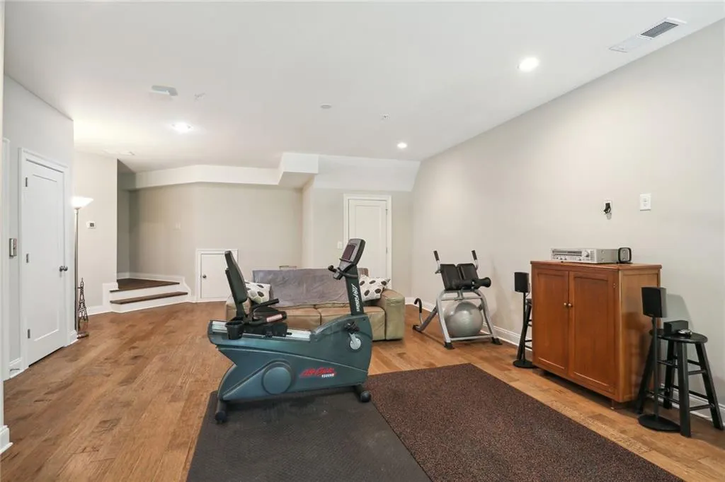 Perfect flex space for entertainment area or exercise room