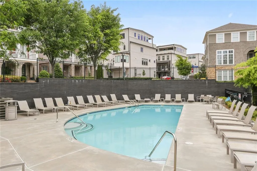 Pool with additional parking