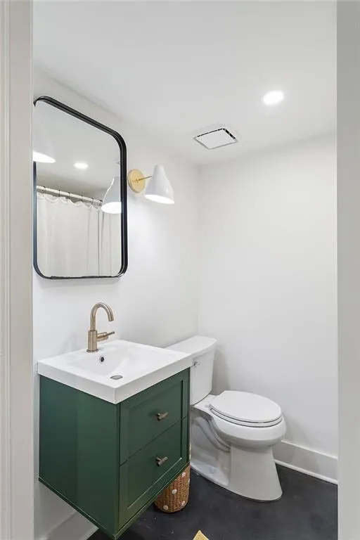 Basement bathroom